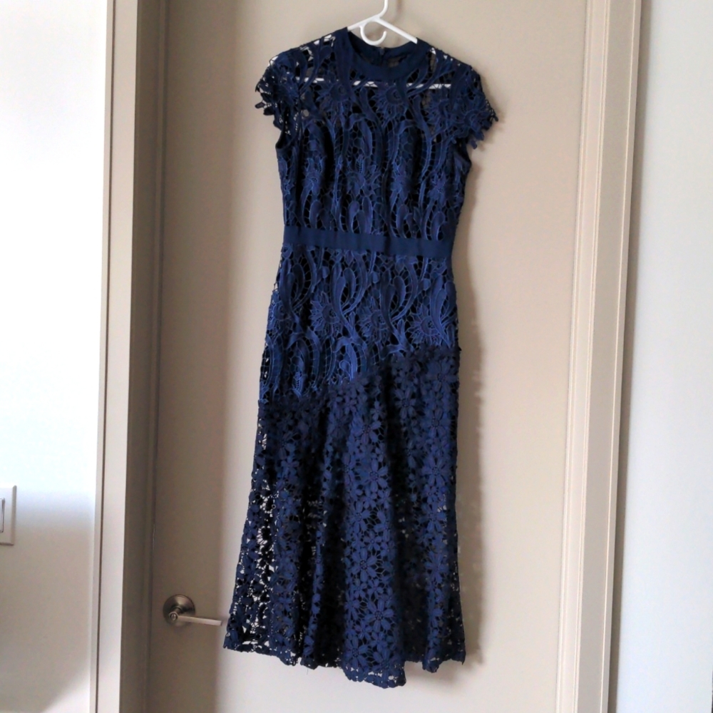 Antonio Melanie Navy Dress
